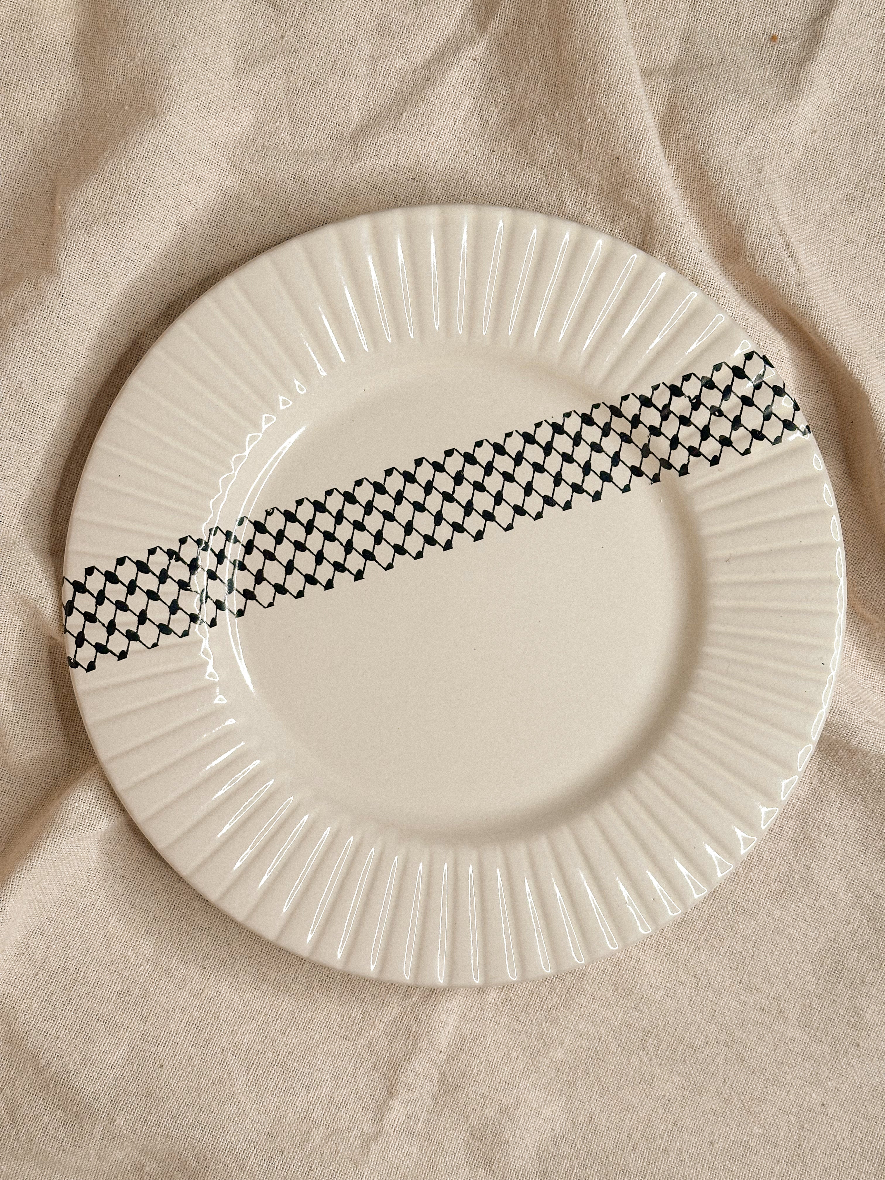 Assiette Liseret 10